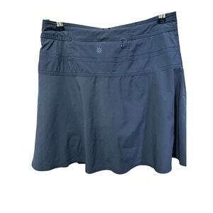 Athleta Black Athletic Skort Womens 6 Hiking Golf Tennis Skirt with Shorts